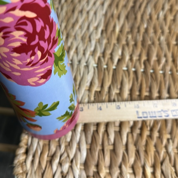 Floral pioneer‎ woman Insulated Water Bottle with Pink Lid - Picture 6 of 6